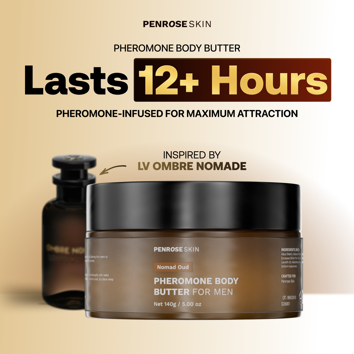 Nomad Oud pheromone body butter