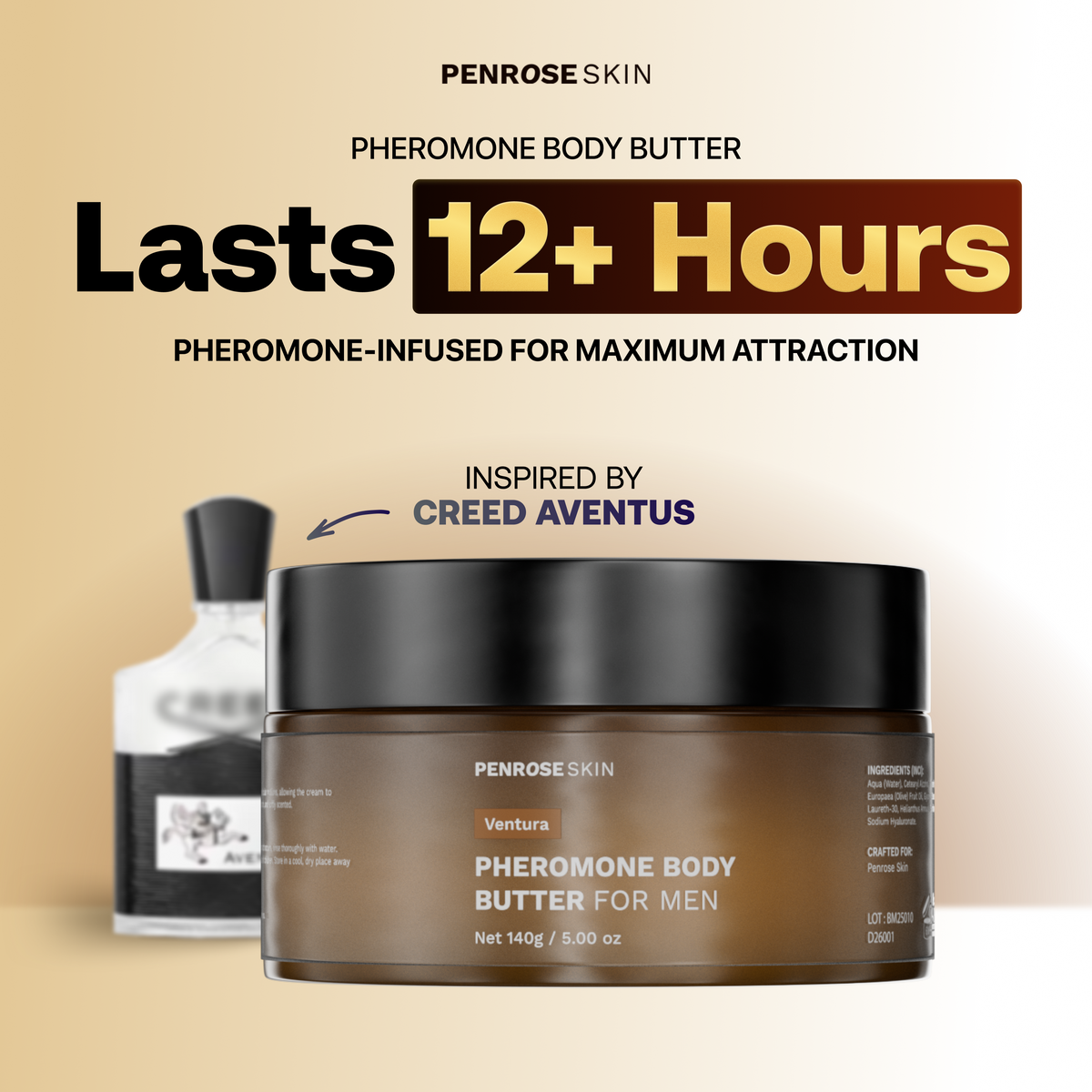 Ventura pheromone body butter